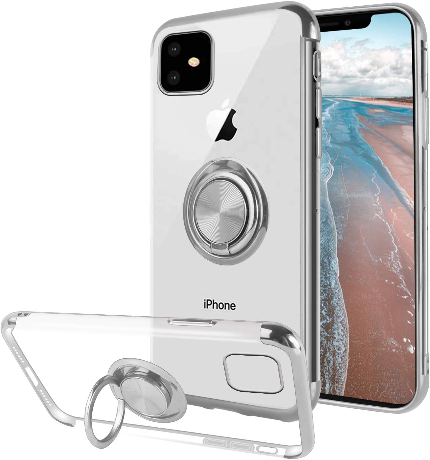 Ownest Compatible with iPhone 11 Case with Builtin 360