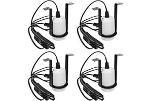 VIHOSE 4 Pcs Reptile Ceramic Heat Lamp Holder Pet Heater Bracket Reptile Light Fixture Heat Lamp Fixture for Heat Lamp Bulb Amphibian Pet Terrariums Habitat Lizard Tortoise, No Bulb Included (White)