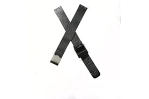 NZZXTO Replacement Watch Band for Bering Unisex Watch with Screw 12mm (hole spacing 5MM)