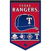 WinCraft Texas Rangers Heritage History Banner Pennant
