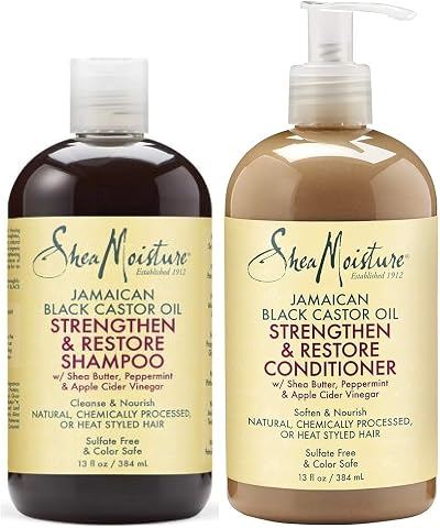 Shea Moisture Jamaican Black Castor Oil Shampoo & Conditioner Set