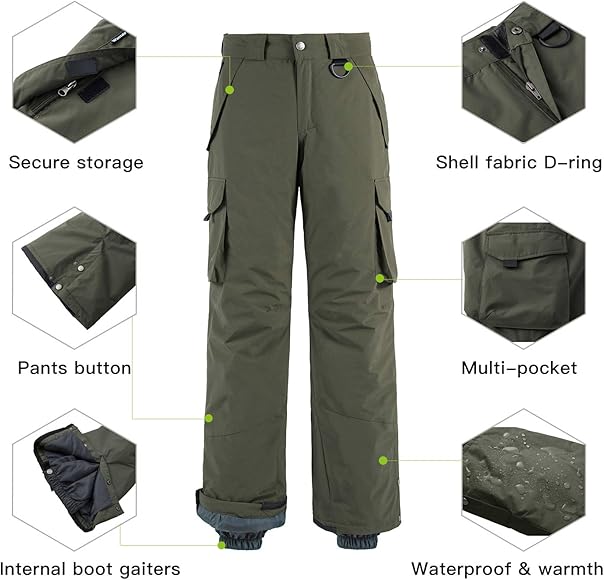 steven waterproof cargos