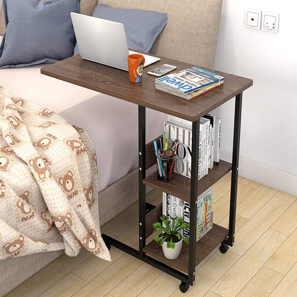 YF1 Height Adjustable Medical Overbed Table on Wheels 2