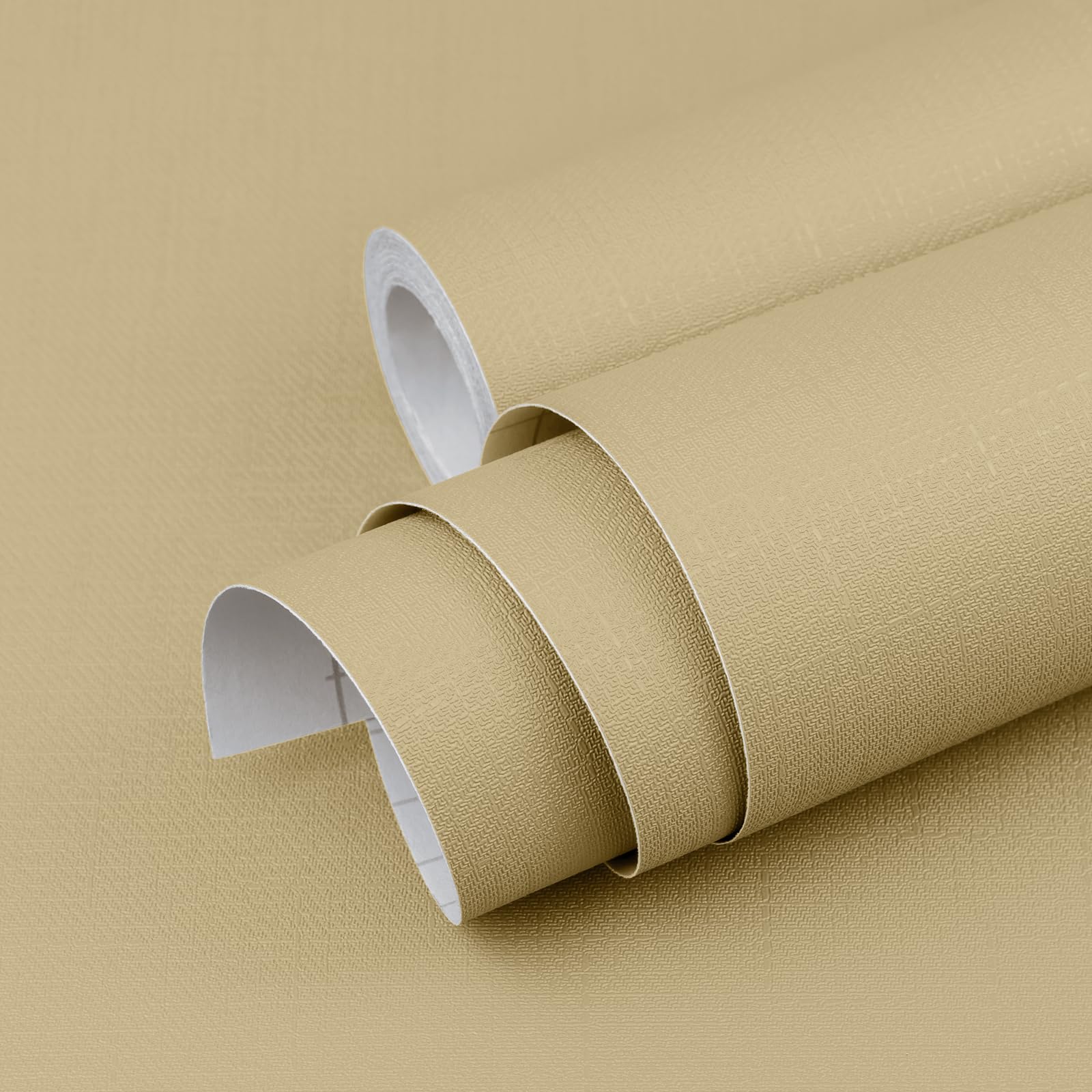 Photo 1 of Yun-aeon Yellow Textured Peel and Stick Wallpaper 15.7" × 120" Removable Waterproof Contact Paper for Cabinets and Drawers Vinyl Self Adhesive Wall Paper Decorative for Bedroom Bathroom