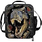 VEEWOW Jurassic Dinosaur Lunch Box School Insulated Lunch Bag For Kids Cooler Bag (C946)