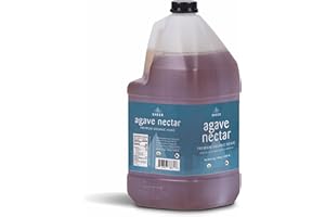 THE SUSTAINABLE AGAVE COMPANY Sustainable Agave Co - Sheer - Agave Nectar - 1 Gallon Bottle (5kg) - Raw Sweetener, Sugar-Alternative, Vegan, Non-GMO, Kosher, Gluten-Free Syrup - Bartender's Best Friend