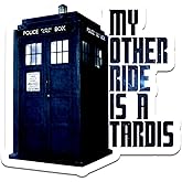 Bargain Max Decals My Other Ride is A Police Box DW Window Laptop Car Sticker 5.5"