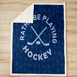 Queen 90"x90" Ice Hockey Fuzzy Ice Sports Games