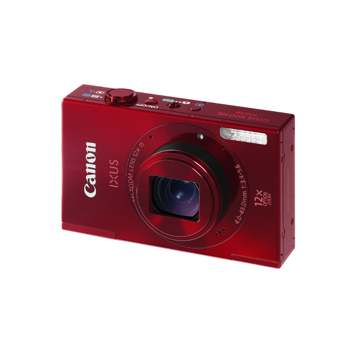 Canon IXUS 500 HS Digital Camera - Red + Case and 8GB: Amazon.co.uk: Camera  & Photo