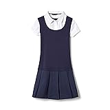 French Toast Little Girls' 2-Fer Pleated