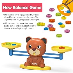 REMOKING Bear Balance Game, Funny Math Counting Toy