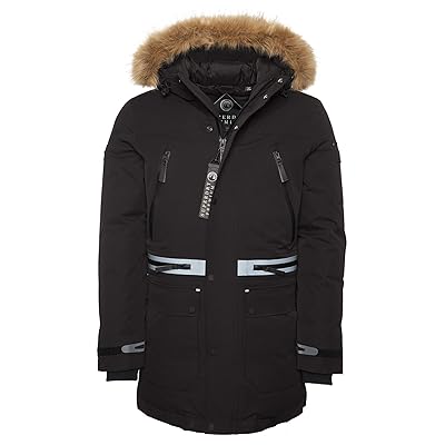 Black Premium Down Classic Rescue Parka Jacket Jacket Superdry