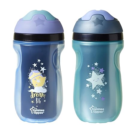 Tommee Tippee Insulated Sipper Tumbler (Blue)-2 Pieces