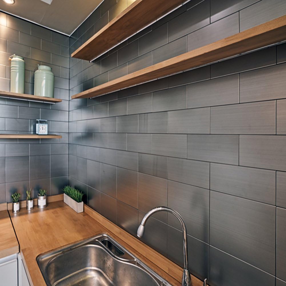 Amazon Com Ver Block Peel And Stick Design Stainless Steel Diy