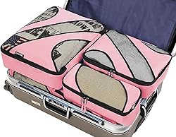 BAGAIL 6 Set Packing Cubes,Travel Luggage Packing
