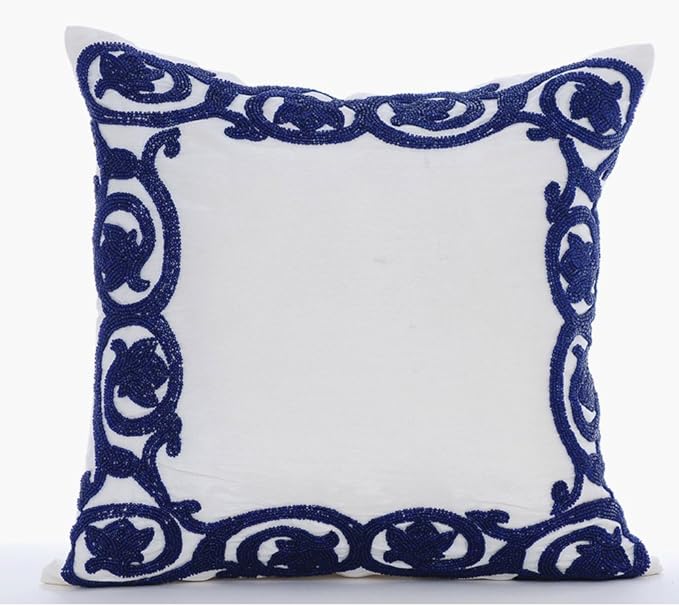 The HomeCentric Decorative White Euro Shams 26x26 inch