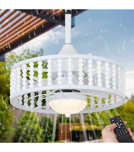 Airposta Ventiladores De Techo Con Luces Y Control Remoto, Ventilador De Techo Regulable De Perfil Bajo Con Luz, Ventiladores De Techo Boho Con Pantalla De Ratán, Ventilador De Techo De 6