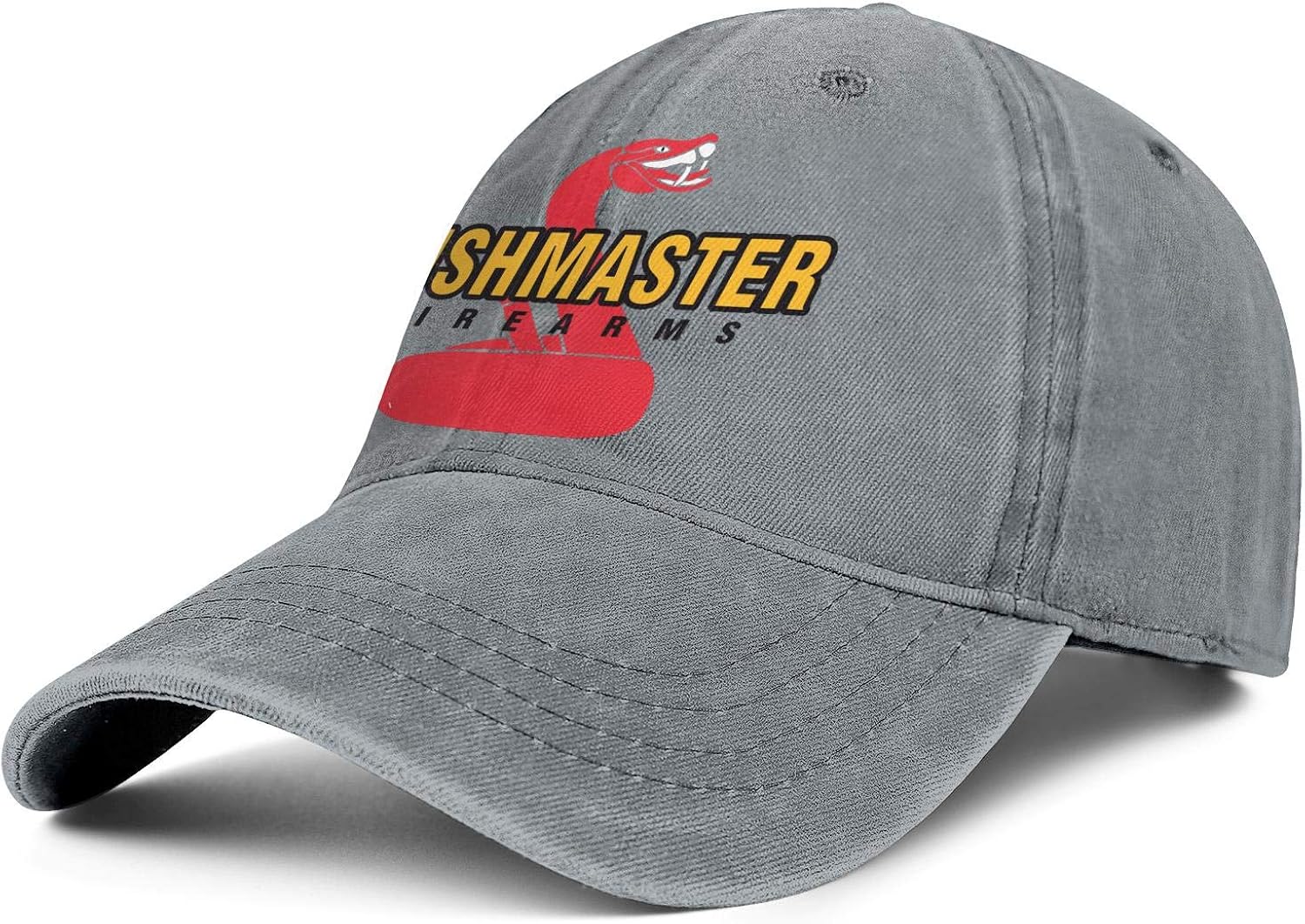 Men/Womens Grey BushmasterLogo Plain Adjustable Hunting Cap Classic