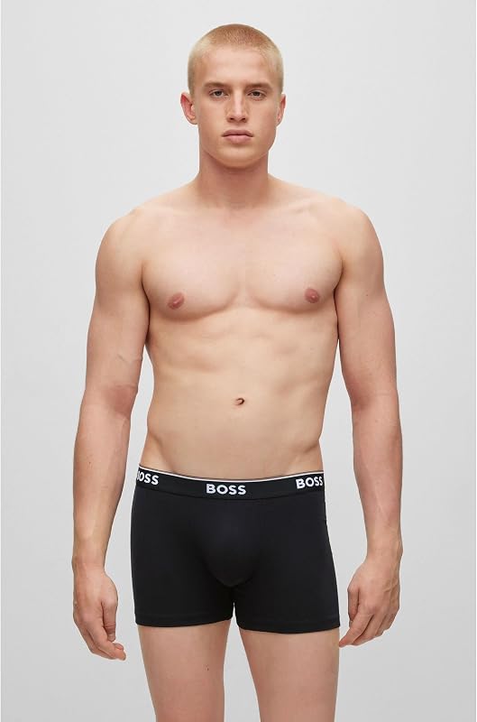 Hugo Herren Boxer Brief 3p Co/EL Boxershorts, Mehrfarbig, M