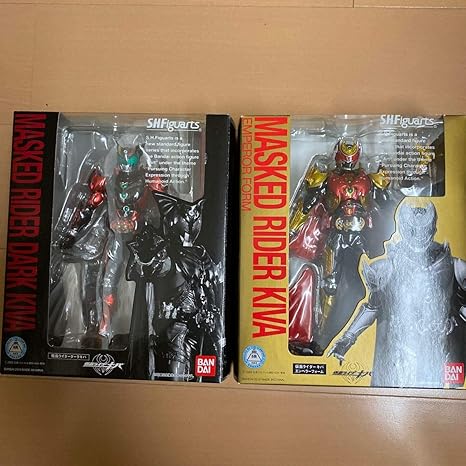 Amazon S H フィギュアーツ S H Figuarts 仮面ライダーキバ エンペラーフォーム ダークキバ セット フィギュア ドール 通販