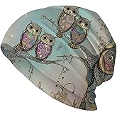 Mandala Sunflower Womens Slouchy Beanie Cotton Chemo Caps Cancer Headwear Hats Turban Baggy Skull Sleep Scarf