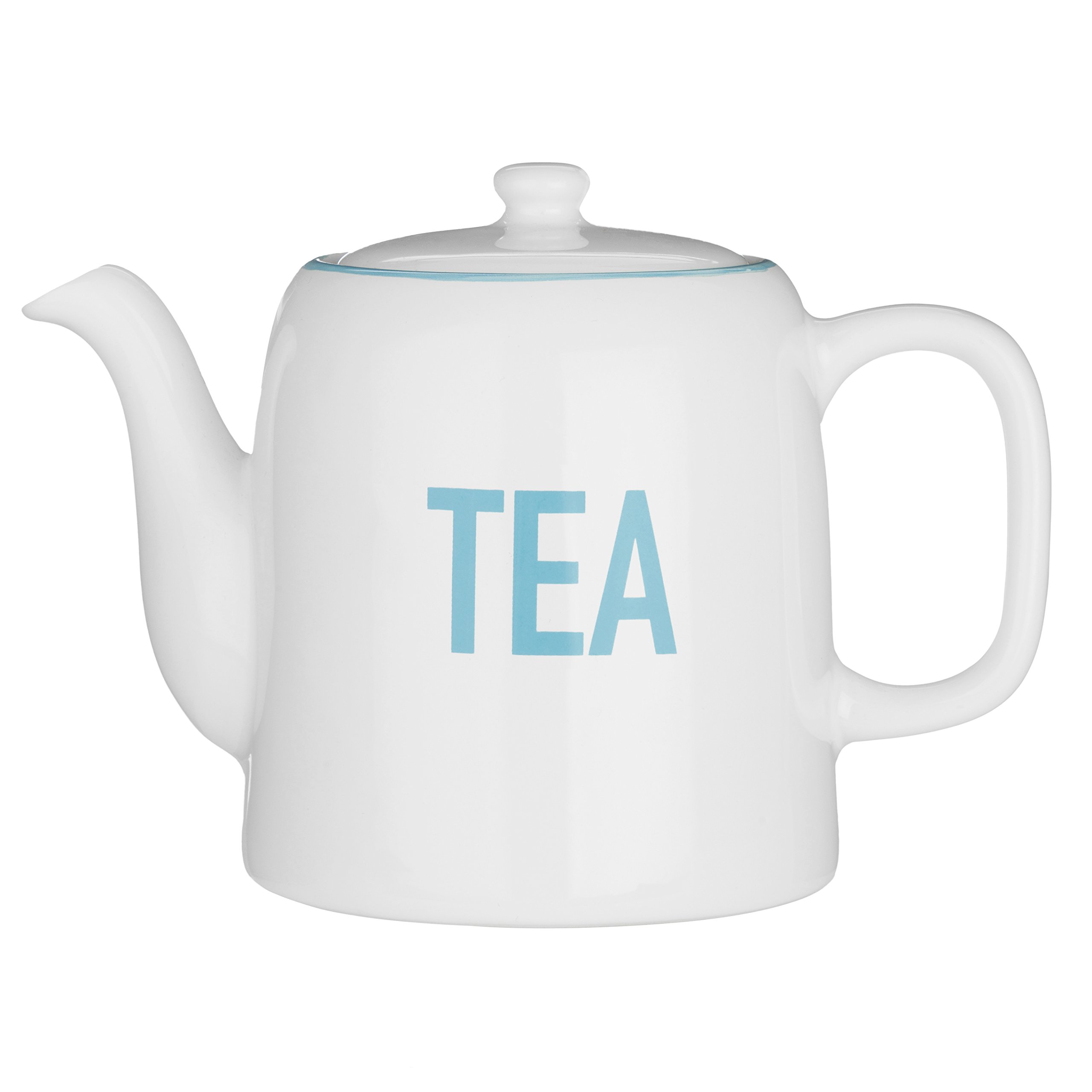 Premier Housewares Homestead Teapot, White, 1300 ml