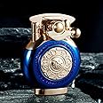 Vintage Antique Lighter, Reusable Windproof Trench Lighter, Cool Lighters for Relieving Stress and Anxiety, Unique Birthday Gifts for Men Dad Husband (B-Blue)