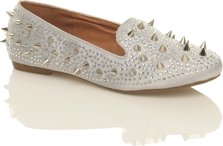 spiked flats womens
