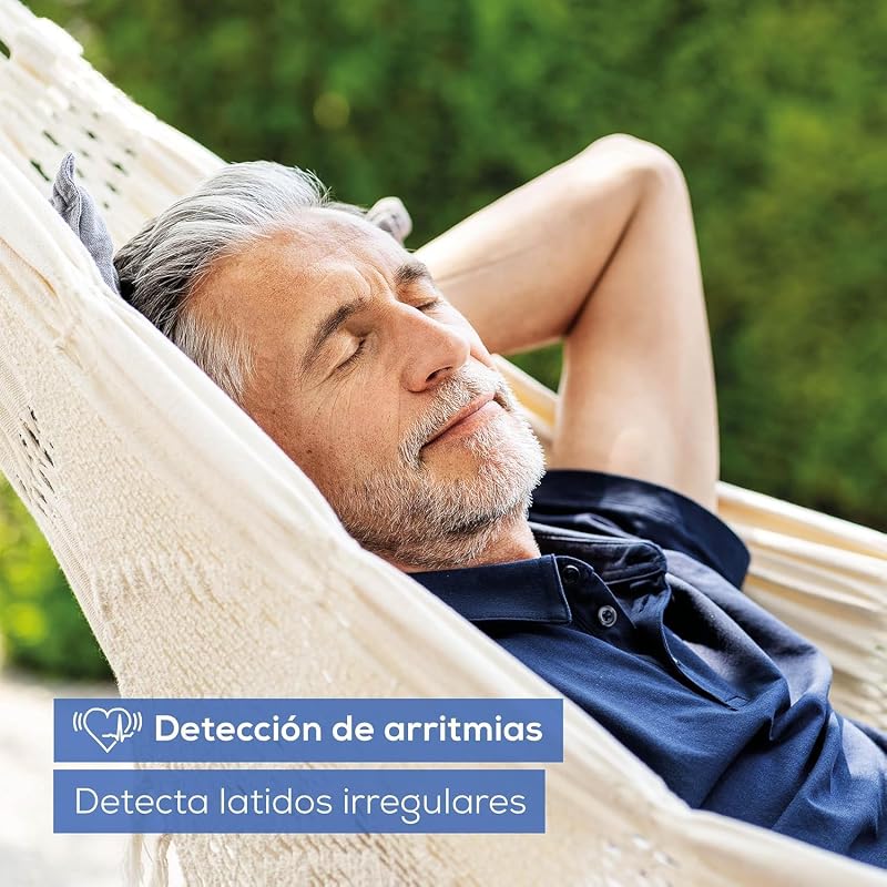 BM 25 Tensiómetro de brazo, operación sencilla con un botón, medición precisa, detección de arritmias, con puerto USB-C, brazalete para 22-42 cm, transferencia de datos a Apple Health y más