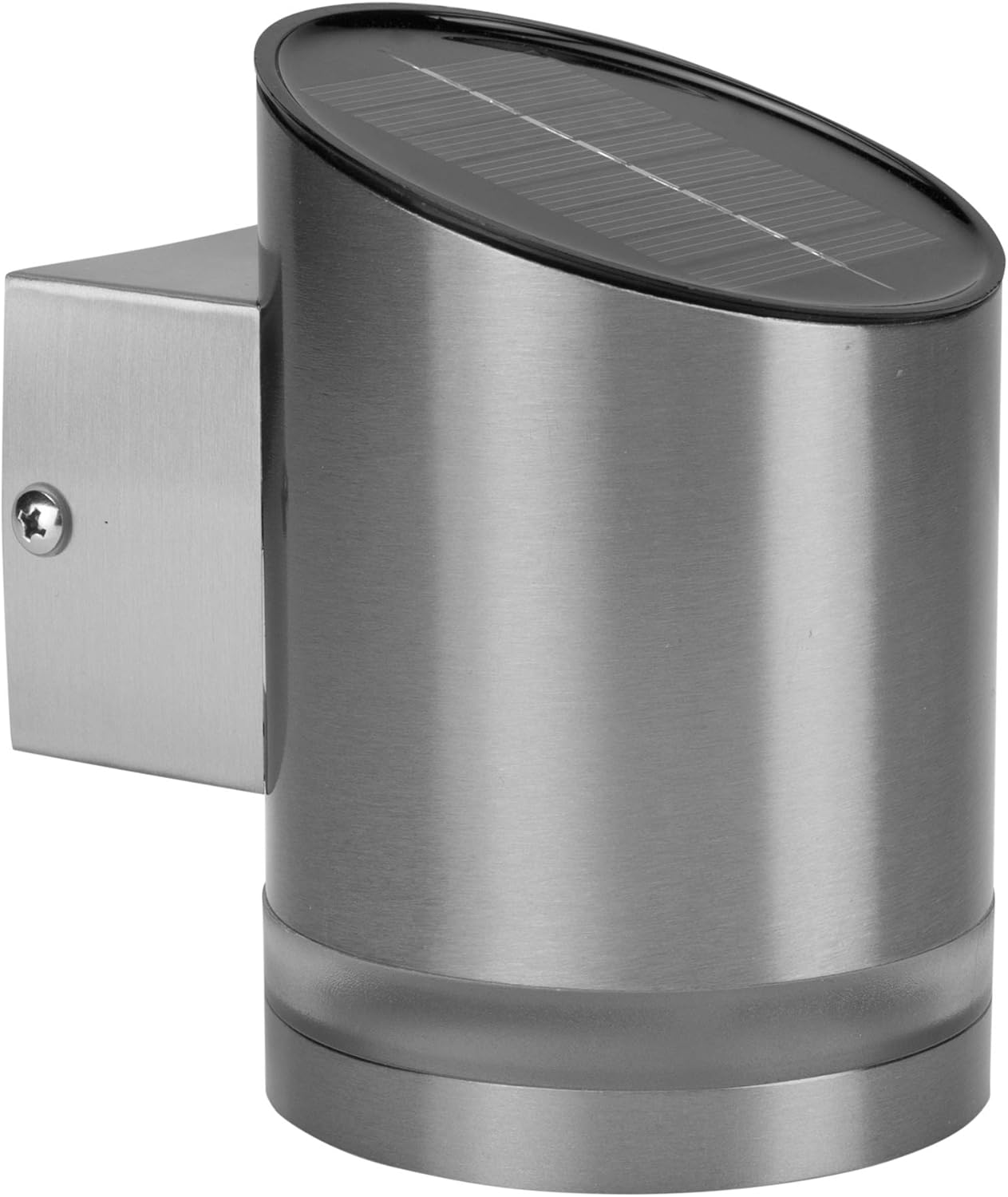 Smartwares Solar Wall Light, Stainless Steel, Day to Night Sensor, IP44 Amazon.co.uk Lighting