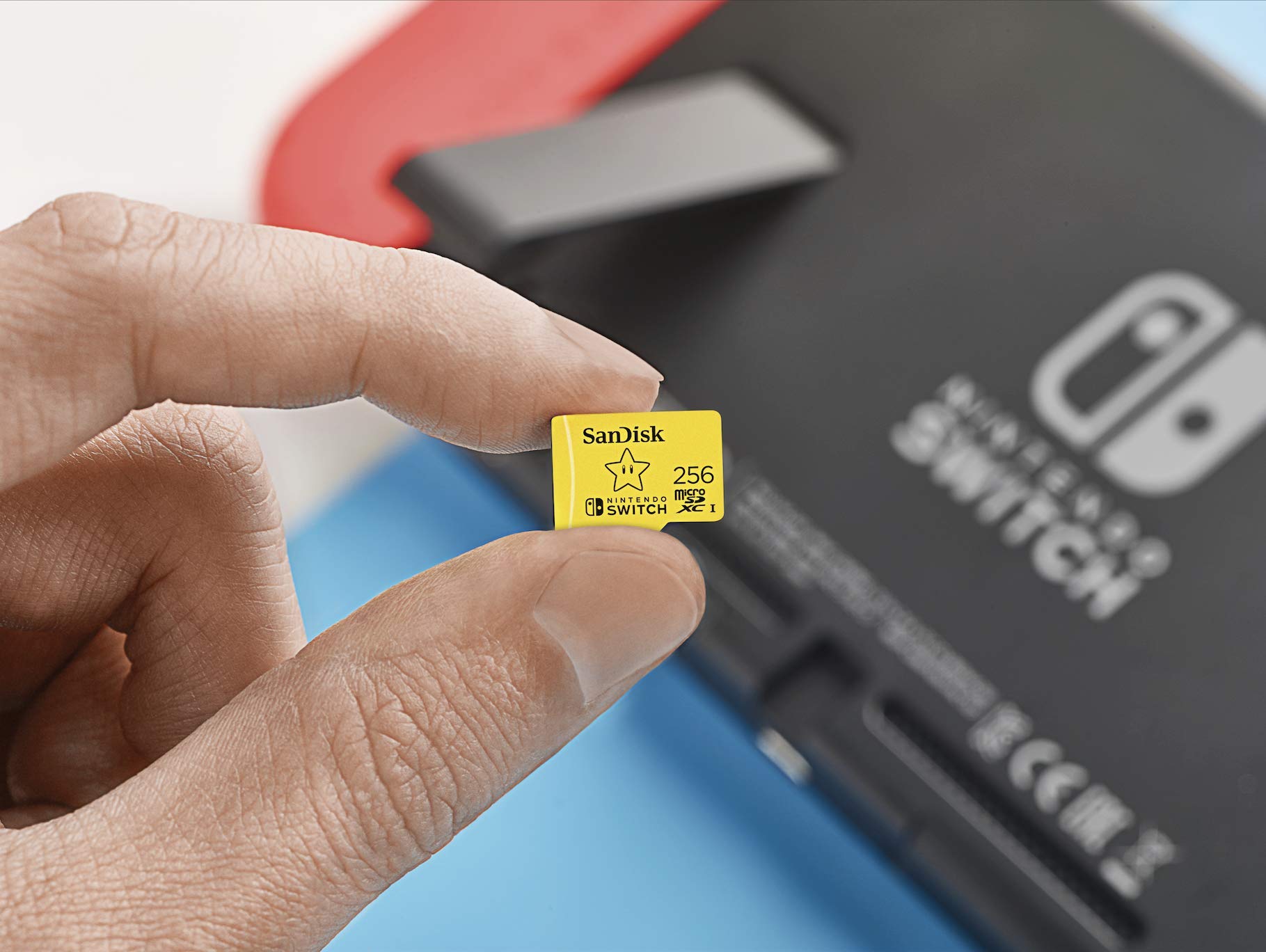 SanDisk microSDXC UHS-I Speicherkarte für Nintendo Switch 256 GB (U3, Class 10, 100 MB/s Übertragung, mehr Platz für Spiele) 7