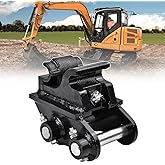 Hodflop Mini Excavator Quick Coupler, Mechanical Quick Change Hitch for Small Diggers Mini Excavator 0.6-2Tons, Fits Digging Bucket, Rake, Scarifier Attachments
