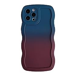 Caseative for iPhone 12 Pro Case,Solid Color Curly
