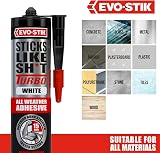 EVO-STIK Sticks Like Sh*t Turbo Adhesive White 290ml All Weather Fast Setting view 4