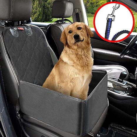 Hunde Autositz MATCC Sitzbezug für Vordersitz Wasserdicht Hund Autositzbezug Autositz Für Haustier Abriebfest Hund Sitzbezug 