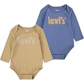 Levi's unisex-baby Baby 2-pack Bodysuit
