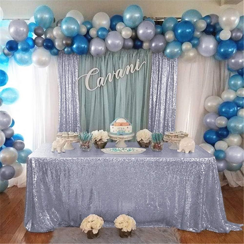Amazon Com Queendream 60x102 Inches Sequin Tablecloth For Wedding