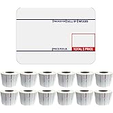 CĀS LST-8010 Printing Scale Label, 58 x 40 mm, UPC, 12 Rolls Per Case, CĀS Scale Labels 8010, Guaranteed Quality, Try It!.