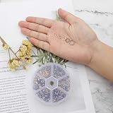 Rybtd 970 PCS Open Jump Rings 4-10mm 7 Colors for Jewelry Making view 5