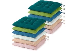 Geetery 12 Pcs Floor Pillows for Classroom Bulk Square Seating Cushions for Floor Chair School Kindergarten Reading Corner, 15.7'' Large Thick Meditation Cushions Yoga Nursery Daycare (Pastel Color)