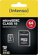 Intenso 3413490 64GB Micro SD Card Class 10 U1 Adapter - Full HD Video view 4