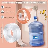 ARIEL-GXR Heavy Duty Double Sided Tape Clear Reusable Nano Tape 1KG Load view 2