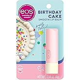 eos Natural Shea Lip Balm- Birthday Cake, All-Day Moisture, Shea Butter, Dry Lip Care, 0.14 oz