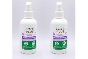 Care Plus® Insect Repellent- Icaridin Spray, 200ml Kids and Baby (2pack)