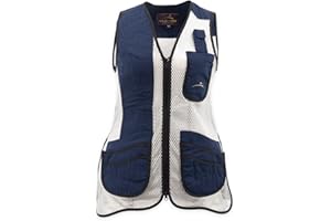 Wild Hare Shooting Gear Womens Comfort Fit Mesh Vest, Navy/Silver