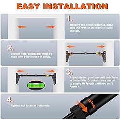 FICTOR Door Pull up Bar for Doorway, Strength