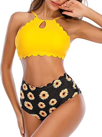 amazon scalloped bikini