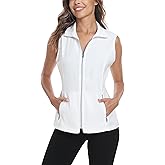 MISS MOLY Women's Lightweight Vest Casual Zip Up Utility Vest Hiking Golf Sleeveless Jackets with Pockets