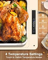 Mojimdo Warming Mat Food Silicone Electric Tray 4 Temp Child-Lock Timer Auto view 5