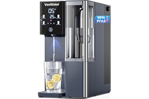 VonWater 7-Stage Countertop Reverse Osmosis Water Filter System, 528 Gallons RO Water Filtration with Portable Pitcher, NSF/ANSI 372,53,42,58, Reduce TDS PFAS, 5 Volumes, 3:1 Pure to Drain CT910